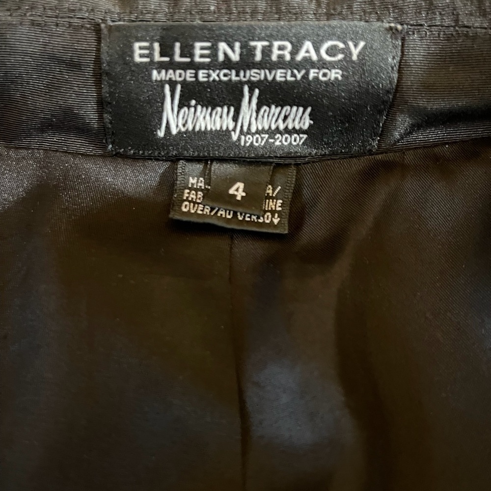 Ellen Tracy Neiman Marcus Cropped Blazer Size 4 - Picture 5 of 6